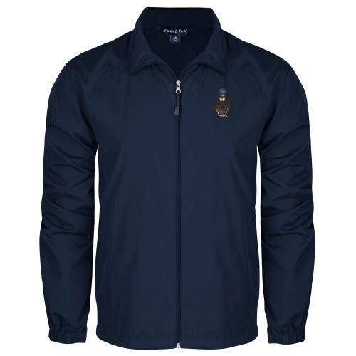  Navy Full Zip Wind Jacket - 33 Deus Meumque Jus
