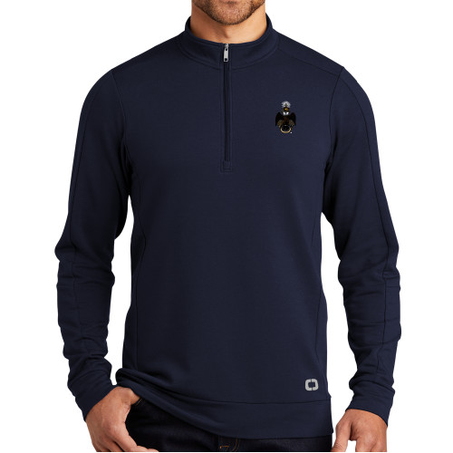  OGIO Navy Luuma 1/2 Zip Fleece - 33 Deus Meumque Jus