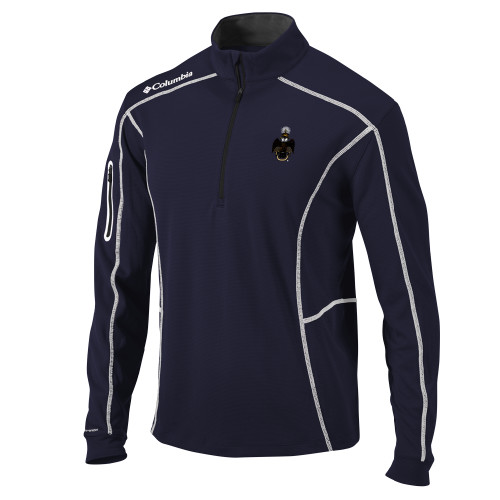  Columbia Navy Omni Wick Shotgun 1/4 Zip - 33 Deus Meumque Jus