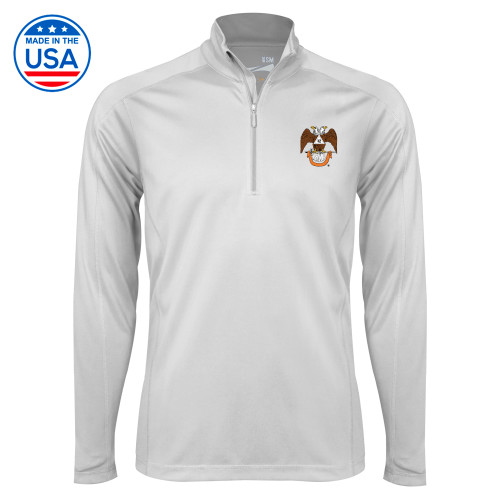  Syntrel White Interlock 1/4 Zip - 32 Spes Mea in Deo
