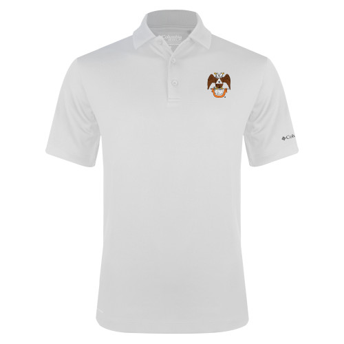  Columbia White Omni Wick Drive Polo - 32 Spes Mea in Deo