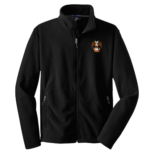  Youth Black Fleece Full Zip Jacket - 32 Spes Mea in Deo