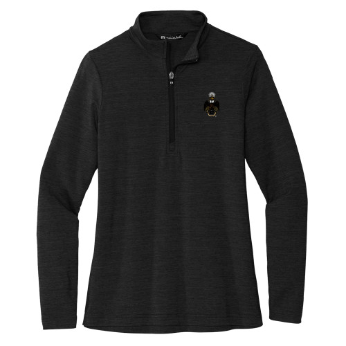  TravisMathew Womens Black Crestview 1/4 Zip - 33 Deus Meumque Jus