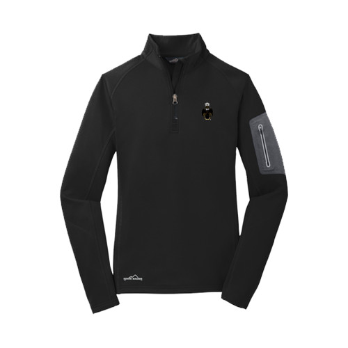  Eddie Bauer Womens Black 1/2 Zip Performance Fleece - 33 Deus Meumque Jus