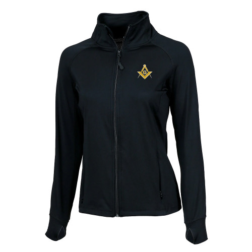  Boxercraft Womens Black Studio Jacket - G Compass Logo