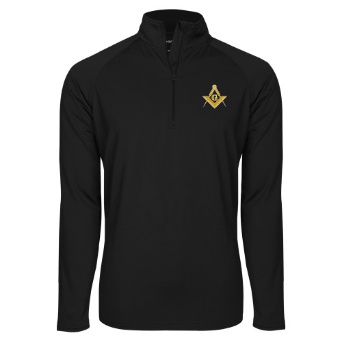 Main Image for  Sport Tek Black Sport Wick Stretch 1/2 Zip Pullover