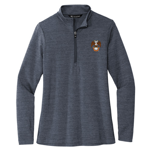  TravisMathew Womens Navy Crestview 1/4 Zip - 32 Spes Mea in Deo