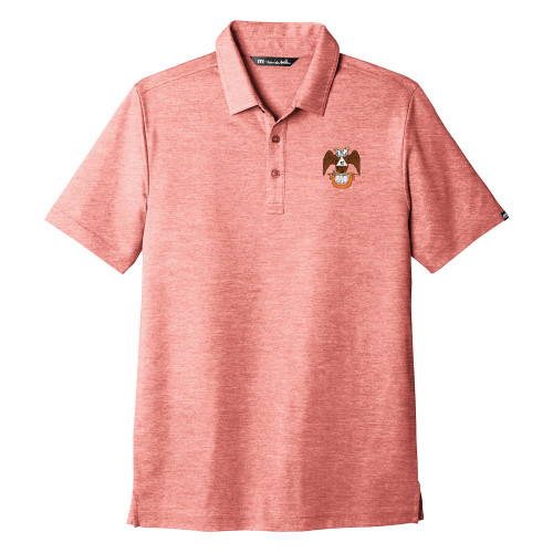  TravisMathew Red Oceanside Heather Polo - 32 Spes Mea in Deo