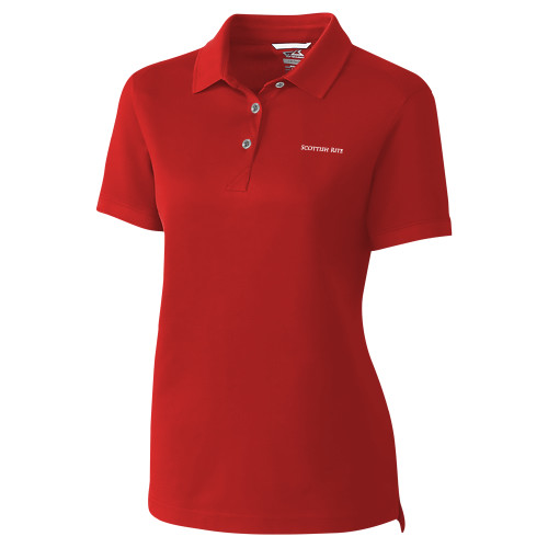  Womens C&B Championship Red Polo - Scottish Rite Wordmark