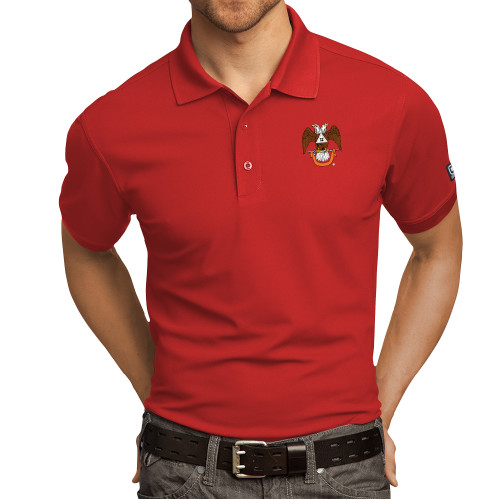  OGIO Signal Red Caliber 2.0 Polo - 32 Spes Mea in Deo