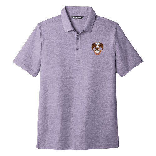  TravisMathew Purple Sage Heather Oceanside Heather Polo - 32 Spes Mea in Deo