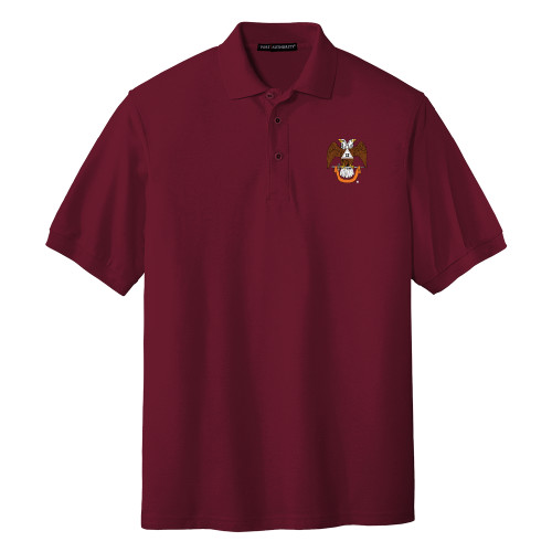 Main Image for  Burgundy Silk Touch Polo