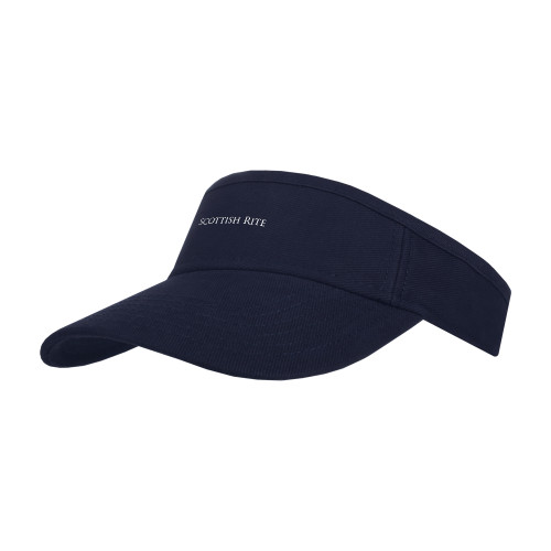  Navy Visor - Scottish Rite Wordmark