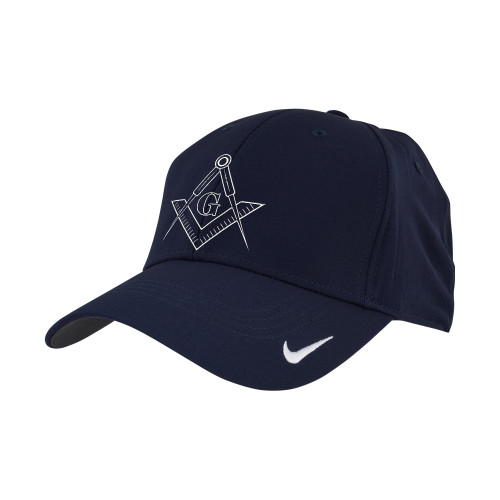  Nike Navy Swoosh Legacy 91 Hat - G Compass Logo