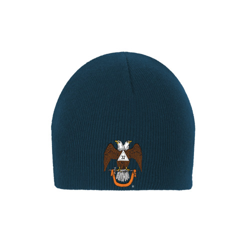  Navy Knit Beanie - 32 Spes Mea in Deo