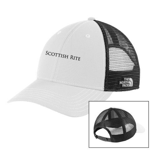  The North Face Vintage White/Grey Ultimate Trucker Hat - Scottish Rite Wordmark