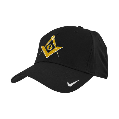  Nike Black Swoosh Legacy 91 Hat - G Compass Logo