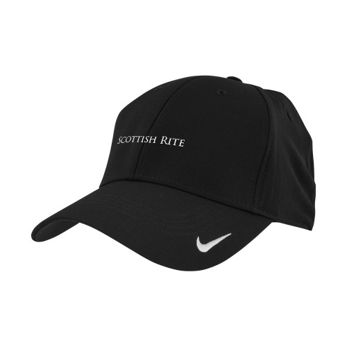  Nike Black Swoosh Legacy 91 Hat - Scottish Rite Wordmark