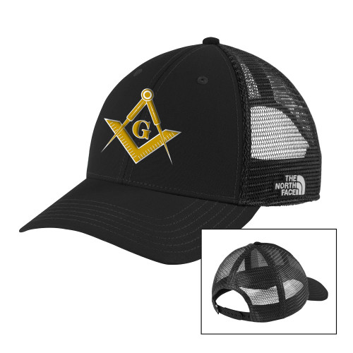  The North Face Black/Black Ultimate Trucker Hat - G Compass Logo