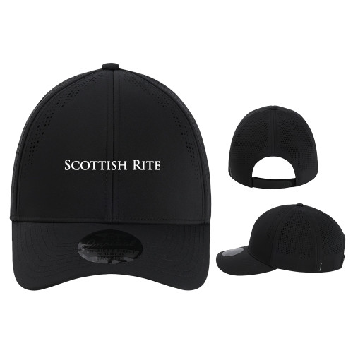  Imperial Black The Alpha Cap - Scottish Rite Wordmark