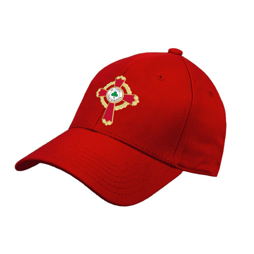  Red Structured Adjustable Pro Style Hat - Court of Honour