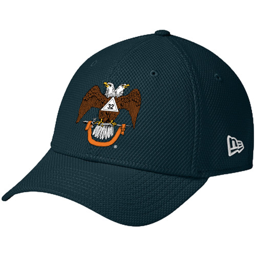  New Era Navy Diamond Era 39Thirty Stretch Fit Hat - 32 Spes Mea in Deo