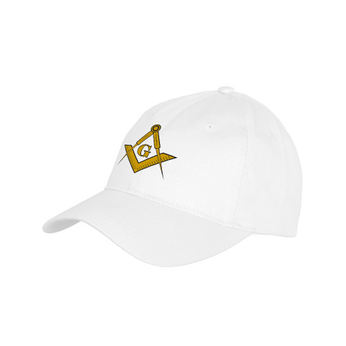  Youth White Pro Style Hat - G Compass Logo