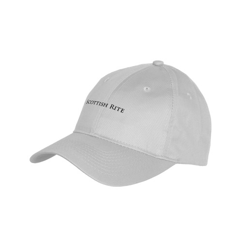  Youth Light Grey Pro Style Hat - Scottish Rite Wordmark