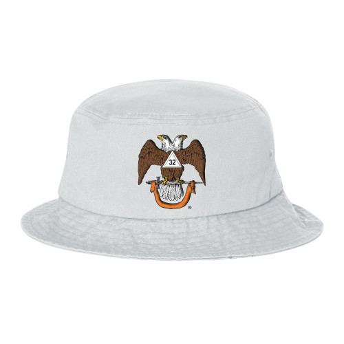  Sportsman White Bucket Hat - 32 Spes Mea in Deo