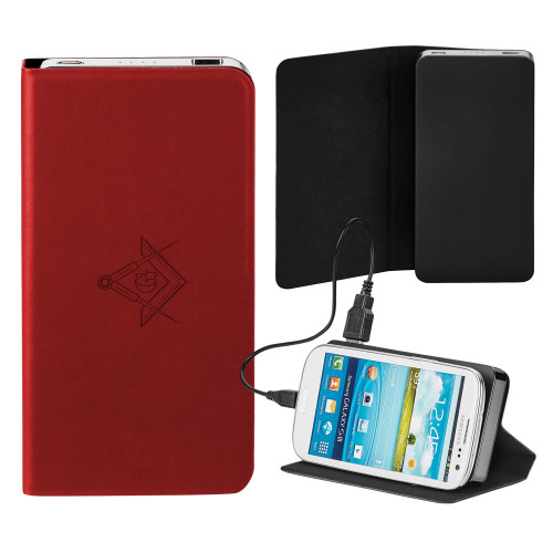  Donald Junior 6000 MAH Red Power Bank - G Compass Logo Engraved