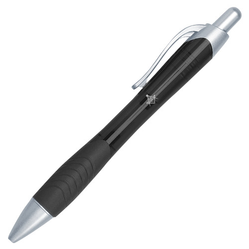  Metallic Mykonos Black Pen - G Compass Logo