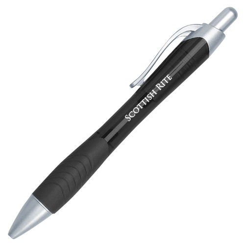  Metallic Mykonos Black Pen - Scottish Rite Wordmark