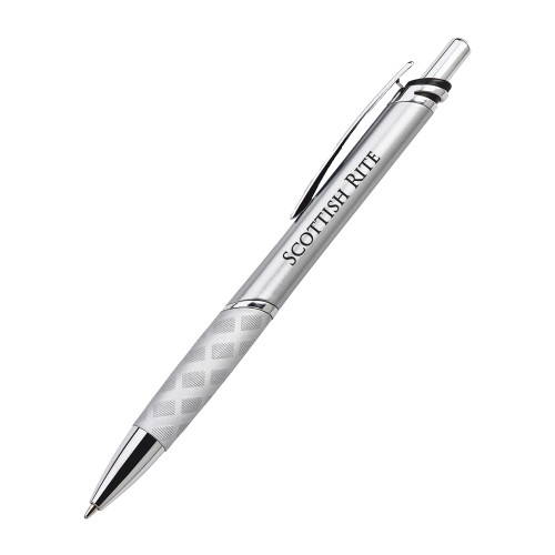 Andy Silver Ballpoint Pen - Scottish Rite Wordmark