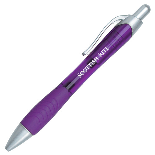  Metallic Mykonos Purple Pen - Scottish Rite Wordmark