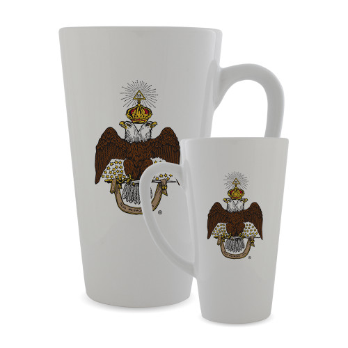  Full Color Latte Mug 17oz - 33 Deus Meumque Jus