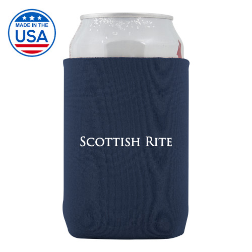  Neoprene Navy Can Holder - Scottish Rite Wordmark