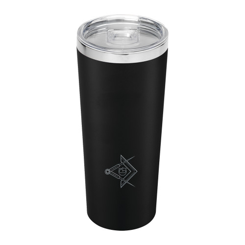  Thor Vacuum Insulated Black Tumbler 22oz - G Compass Logo Engraved
