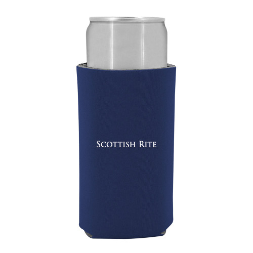  Slim Navy Can Holder - Scottish Rite Wordmark