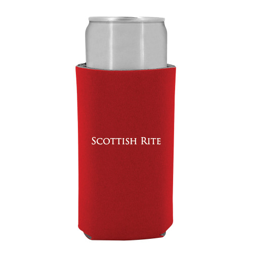  Slim Red Can Holder - Scottish Rite Wordmark