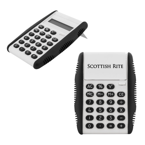  White Flip Cover Calculator - Scottish Rite Wordmark