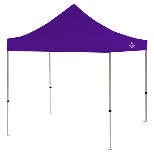  9 ft x 9 ft Purple Tent - G Compass Logo
