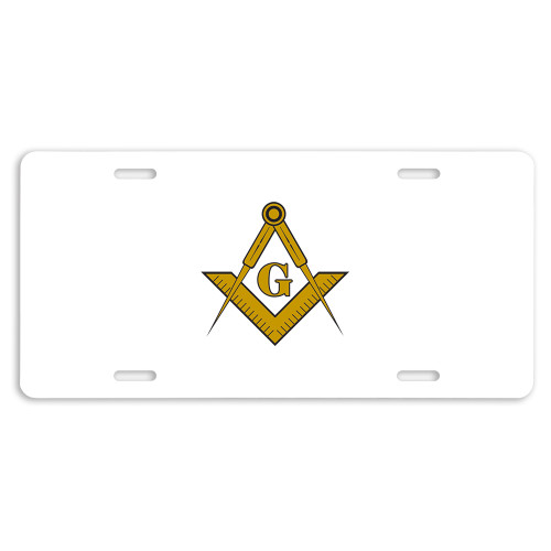  License Plate - G Compass Logo