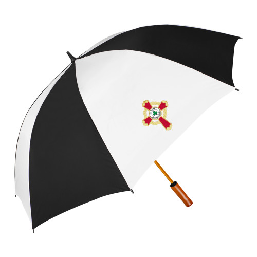  64 Inch Black/White Umbrella - Court of Honour