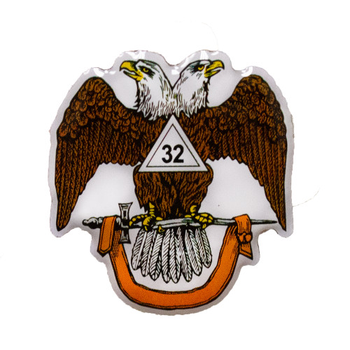  32 Eagle Lapel Pin Full Color