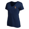 Thumbnail image for  Womens Plus Navy V Neck T Shirt