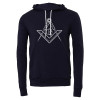 Thumbnail image for  Bella + Canvas Navy Fleece Hood
