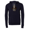 Thumbnail image for  Bella + Canvas Navy Fleece Hood