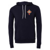 Thumbnail image for  Bella + Canvas Navy Fleece Hood