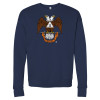 Thumbnail image for  Bella + Canvas Navy Fleece Crew