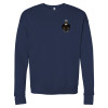 Thumbnail image for  Bella + Canvas Navy Fleece Crew